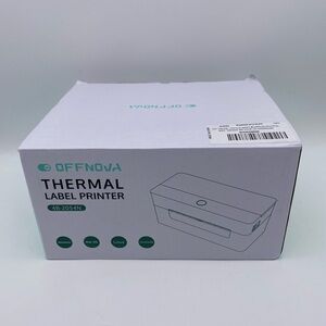 Offnova Thermal Label Printer 4x6 4B-2054N White With Power Supply and USB Cable